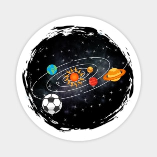 soccer planets kids - Light Colors Magnet